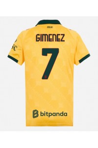 AC Milan Santiago Gimenez #7 Fotballdrakt Tredje Klær Dame 2025-26 Korte ermer